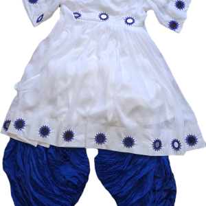 Flowing White Frock-style Top